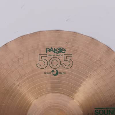 PAISTE | 505 | SOUND EDGE | 14" HI-HATS-14" image 7