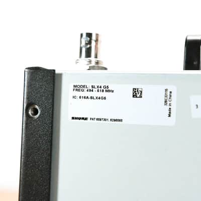 Shure SLX24/SM58 Handheld Wireless System - G5 Band (NO POWER SUPPLY) CG013EG image 8