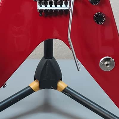 Washburn Dime 332 FLOYD ROSE TM conversion, B Law L500xl, Grovers, cust paint!2005 - Red image 4