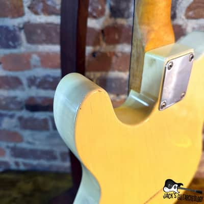 Fender Telecaster Electric Guitar *Refinish & Refret* w/ Vintage HSC (1960 - Blonde) image 18
