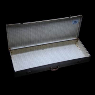 Vintage Rectangular Guitar Case Hardcase Hard Shell Case Textured Cover Made in England Fits Solid-Body Electric Guitar or Pedal Board Effects Pedal Carry Case Gig Bag image 3
