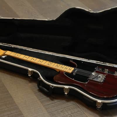 Vintage! 1978 Fender Telecaster Electric Guitar Wine Red + OHSC image 20