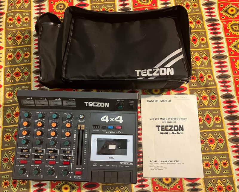 super rare TECZON 4x4 (JHS) Portastudio Cassette Tape Multitrack