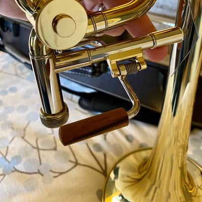 S. E. Shires Custom Alto Trombone w/ Bb Attachment 2020 Yellow Brass image 15