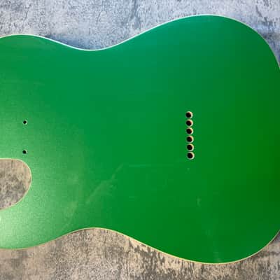 BMC Guitar Body 60's Style Tele® Telecaster® Standard Route Double Bound Green Metallic image 3