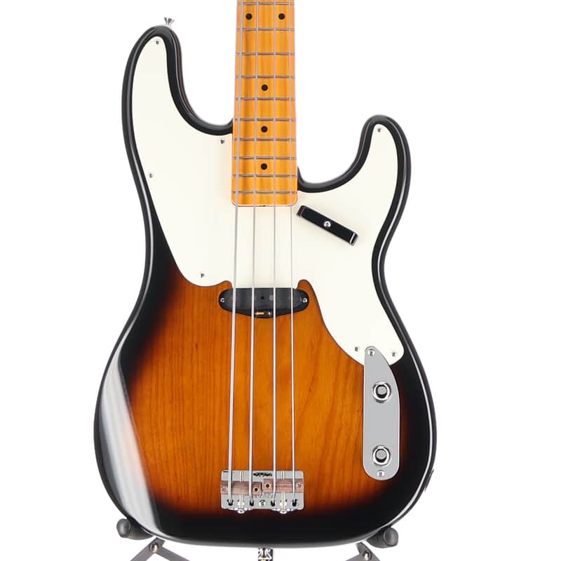 Fender Certified Pre-Owned American Vintage II 1954 Precision Bass, Maple Fingerboard, 2-Color Sunburst (J9) (V1562) image 1