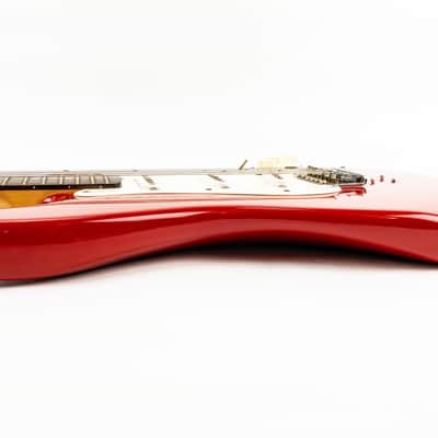 Squier Affinity Series Stratocaster – 22-Fret Rosewood Fretboard – 1997–2000 – Torino Red – Used; Good Condition image 6