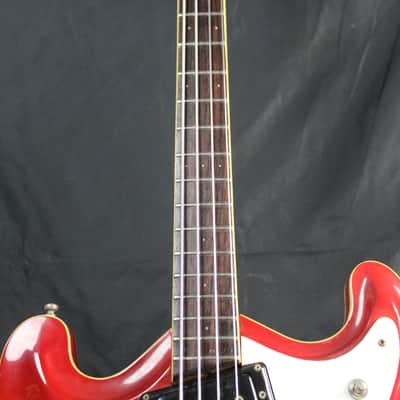 1967 MOSRITE COMBO BASS Very Rare USA Made Hollow-body Bass Excellent Condition! image 14