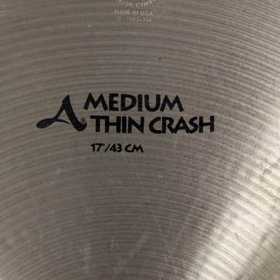 Zildjian 17" A Series Medium Thin Crash Cymbal 1982 - 2012 - Traditional image 4