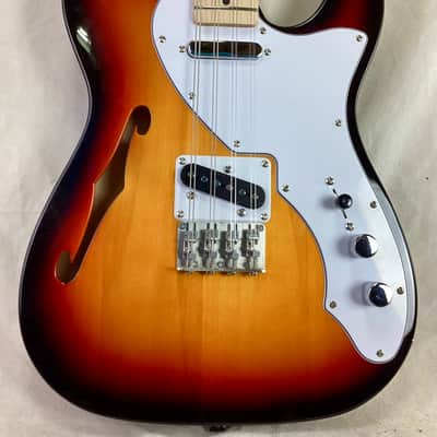 Squier Telecaster Thinline to 8 string Octave Mandolin Conversion made to order with options image 2