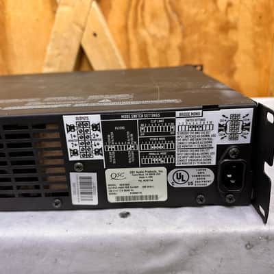 QSC DCA1644 DIGITAL CINEMA AMPLIFIER AS IS - No Input/Output Signal image 6