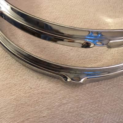 Ludwig Triple flange stick saver hoops  Newer Chrome image 2