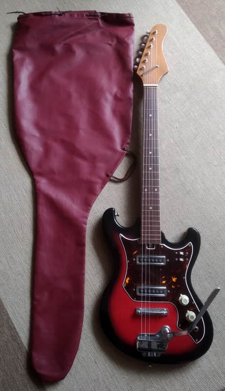 ギター Teisco EG-2? Teisco EG 2 Red Sunburst - 'Hertiecaster' Japan 60s/70s vintage
