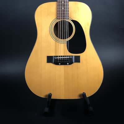 Ventura V-17 12-String Acoustic Guitar, Natural image 2