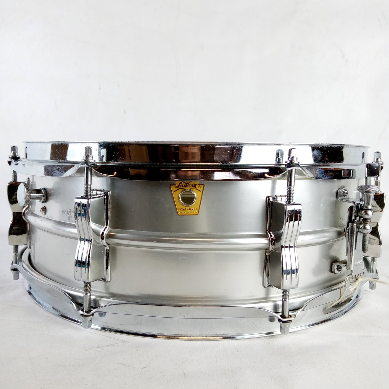 Ludwig 5x14"Acrolite Snare Drum 10/27/1969#733014 Aluminum Shell Vintage Chicago — main photograph