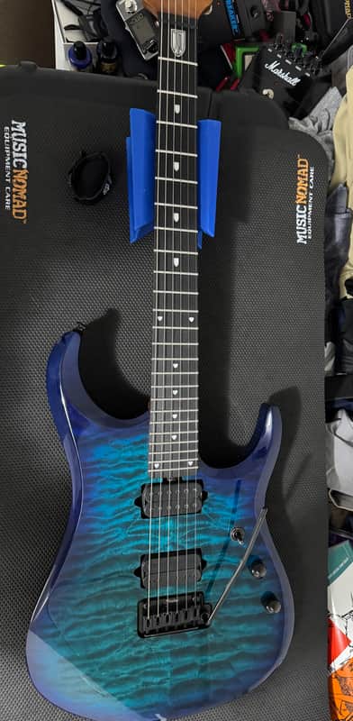 Sterling JP150D QM John Petrucci Signature DiMarzio 2022 - Present - Cerulean Paradise image 1