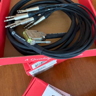 Vintage King PROJECT SERIES DB25 - TRS - 10' - 8 Channel Snake image 2