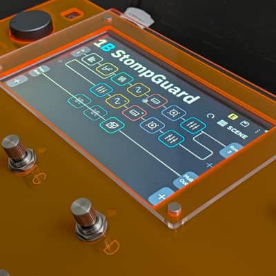 Orange Neon Fluorescent Magnetic Quad Cortex StompGuard Protective Cover image 8