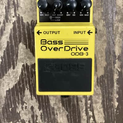 Boss ODB-3 Bass OverDrive (Silver Label) 1994 - Present - Yellow image 1