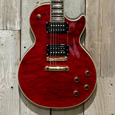 Epiphone Les Paul Custom Prophecy Plus GX Black Cherry image 2