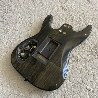 Tiger Maple Top HH Basswood Body DIY Guitar Project image 2