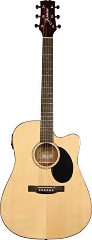 Jasmine J-Series Acoustic-Electric Guitar, Natural (JD36CE-NAT-U) image 1