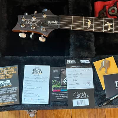 PRS Special 22 Semi-Hollow Limited Edition 10-Top 2018 - 2019 - Orange Tiger image 15
