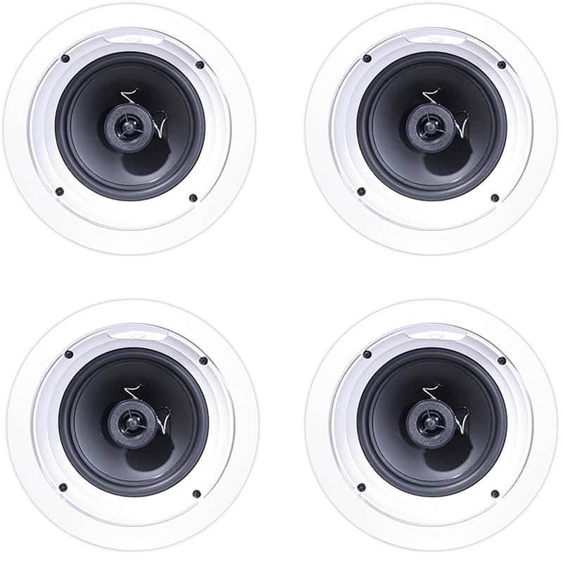 Klipsch R-1650-C In-Ceiling Speaker - White (4-Pack) image 1