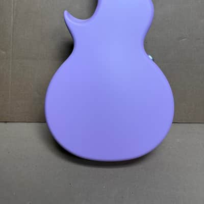 Enya Nova Go Carbon Fiber Acoustic-Electric Guitar – Lavender Purple w/ Gig Bag – B-Stock image 5