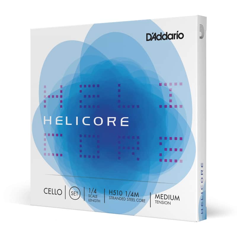 DADDARIO ORCHESTRAL IT H510 1/4M SET DI CORDE D'ADDARIO HELICORE PER VIOLONCELLO, SCALA 1/4, TENSIONE MEDIA image 1