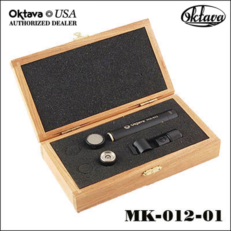 Oktava MK-012-01 Cardioid Professional Condenser Microphone - 2025 - Black - New - Wood Jewelers Box image 1
