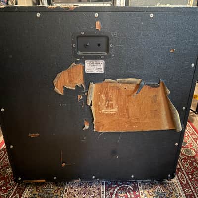Marshall JCM 800 Lead Series Model 1960A 4x12" Angled Guitar Speaker Cabinet 1981 - 1990 - Black image 4