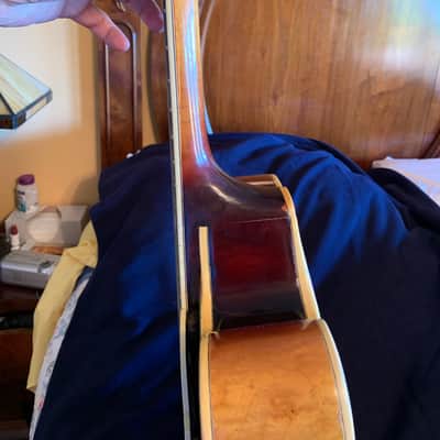 D'Angelico New Yorker 1954 Amber Sunburst w/original Lifton hardshell case image 20