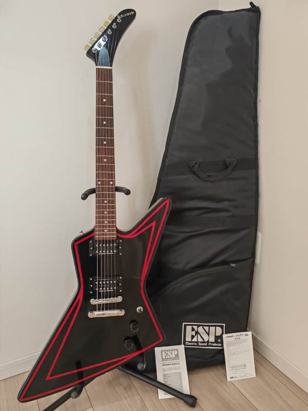 2012 ESP Edwards Explorer Custom Paint One Off - James Hetfield Lawsuit Era Banana Headstock JAPAN MIJ image 1