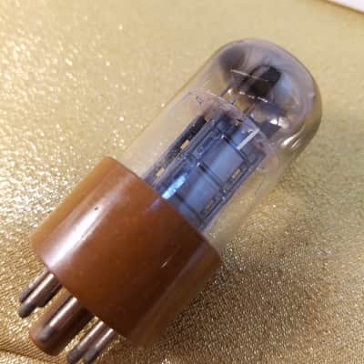 Raytheon Matched Pair (2) JAN-JRP-6SN7WGT tNOS AT1000 TESTED Vacuum Tubes military brown base dual triode 1956-1959 image 20