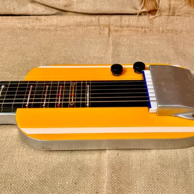 ~1955 Aloha Cast Aluminum 8 String Lap Steel Guitar image 10