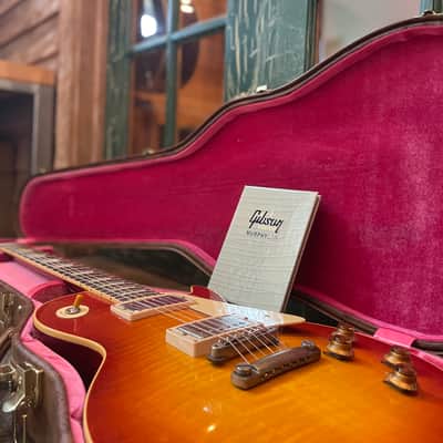Gibson 1959 Les Paul Standard Reissue Ultra Light Aged Sunrise Teaburst w/ OHSC image 22