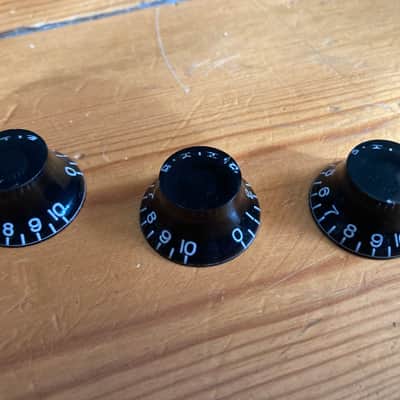 Epiphone Thunderbird Bass Guitar Control Knobs x 3 Korea image 1