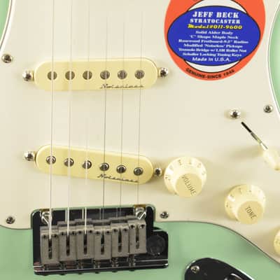 Fender Jeff Beck Stratocaster Surf Green Rosewood Fingerboard image 3