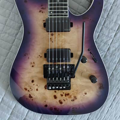 2020 ESP LTD M-1000 - Purple Natural Burst w/POLISHED FRETS/OHSC image 3