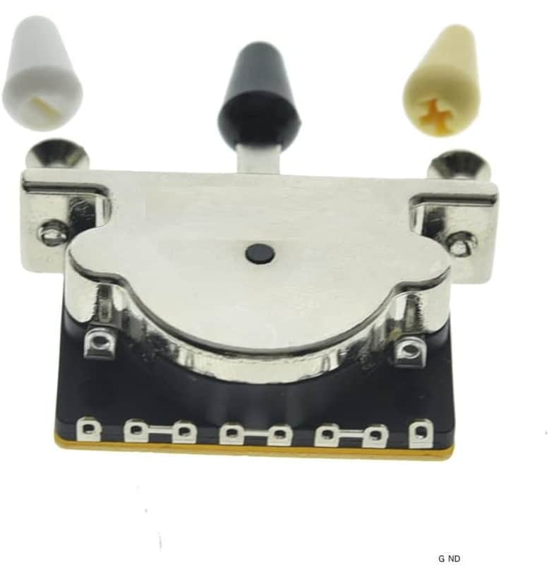 Heavy Duty 3 Way Guitar Pickup Lever Switch Pickup Selector Switch for Strat Tele with 3 Plastic Tips image 1