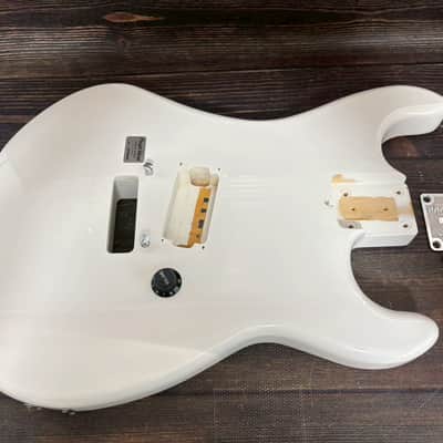 80s KRAMER JK1000 Body White Alder 1H w/Plate Made in Japan image 1