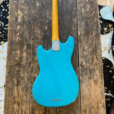 Fender Japan Rare 2002 Mustang Bass CIJ California Blue Finish image 16