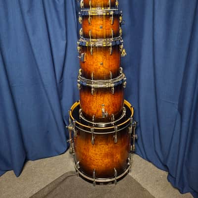 Pearl Masters MCA Limited Edition 22/8/10/12/14/16 – Rare Lava Bubinga Exotic Shell Set image 2