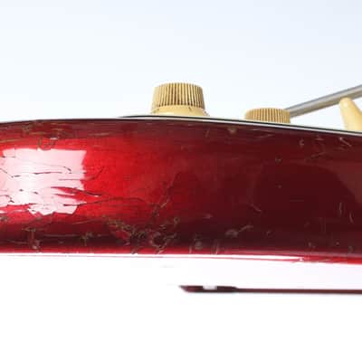 1983 Squier Stratocaster '62 Reissue candy apple red JV series image 13