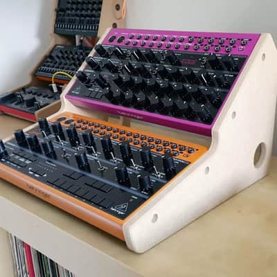 Behringer Crave, Edge & Spice - MDF Dual Stand From Synths And Wood image 5