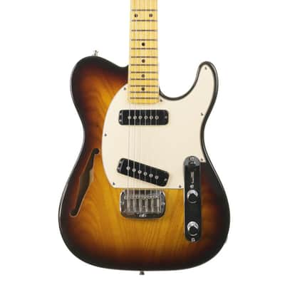 G&L USA ASAT Special Semi-Hollow Thinline Electric Guitar, Sunburst w Case image 1