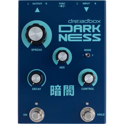Dreadbox Darkness Stereo Shimmer Reverb Effects Pedal image 1