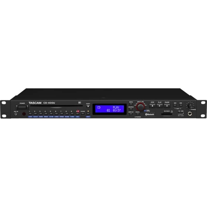 Tascam CD-400U CD/SD/USB Player with Bluetooth and AM/FM Tuner image 1