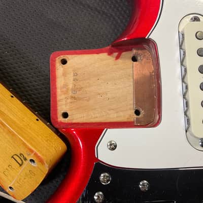 Fender JG-66 Jaguar '62 Reissue CIJ 1997 Candy Apple Red w/ Matching Headstock w/ Gig Bag image 12
